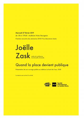Joëlle Zask : »Quand la place devient publique »