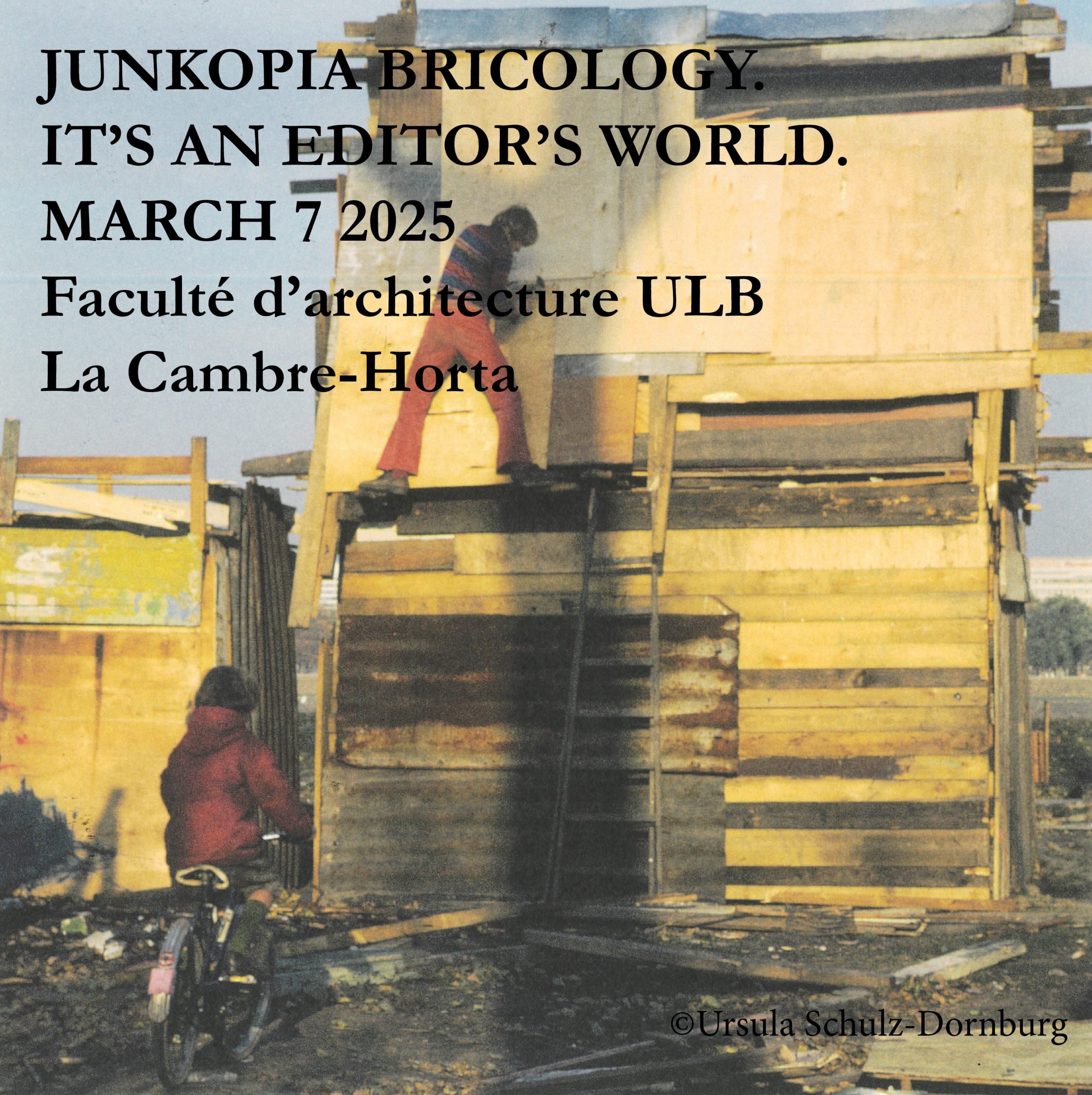 Junkopia Bricology. It’s an Editor’s World.